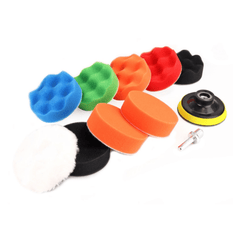 Set bureti de lustruit cu adaptor M14 Carmax 80mm Carmax - imagine 1