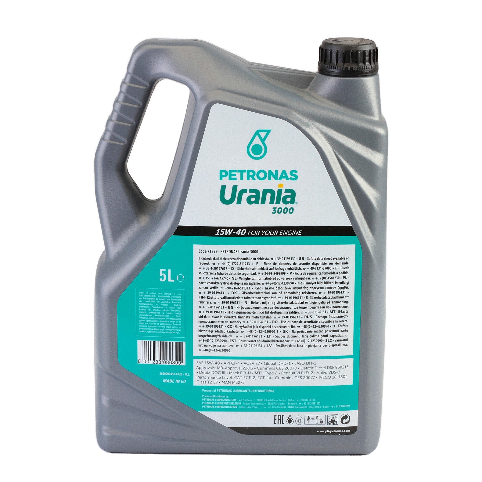 Ulei motor Urania Petronas 3000 15W40 5L Urania - imagine 2