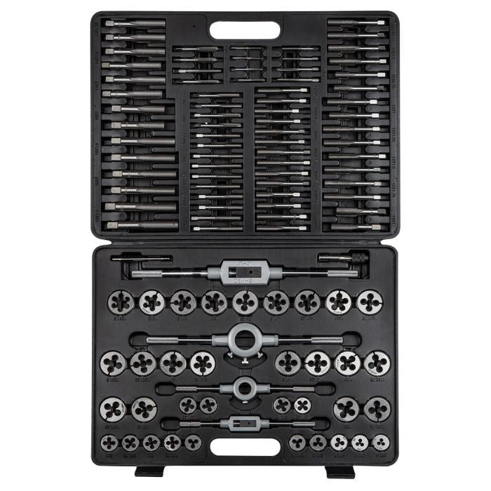 Trusa filiere si tarozi, set 110 bucati Neo Tools - imagine 1