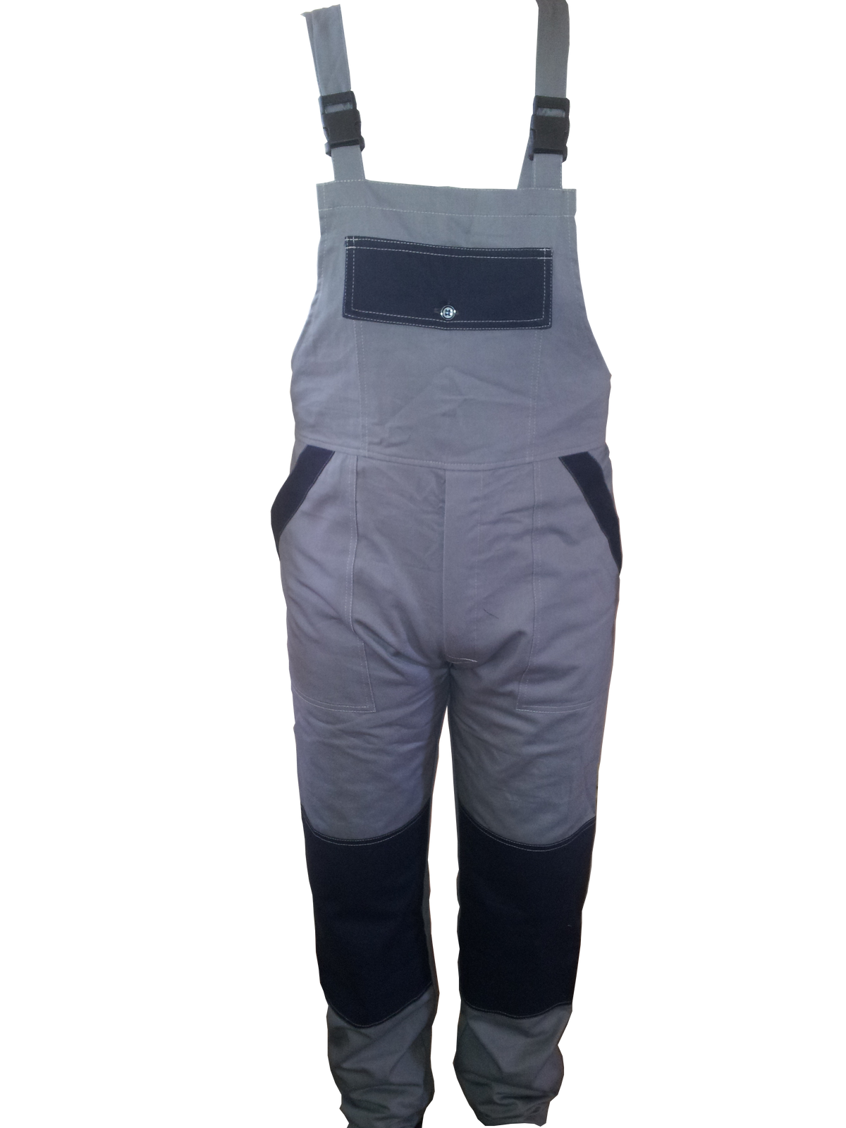 Pantalon cu pieptar gri / bleu M48 / M MTR - imagine 1