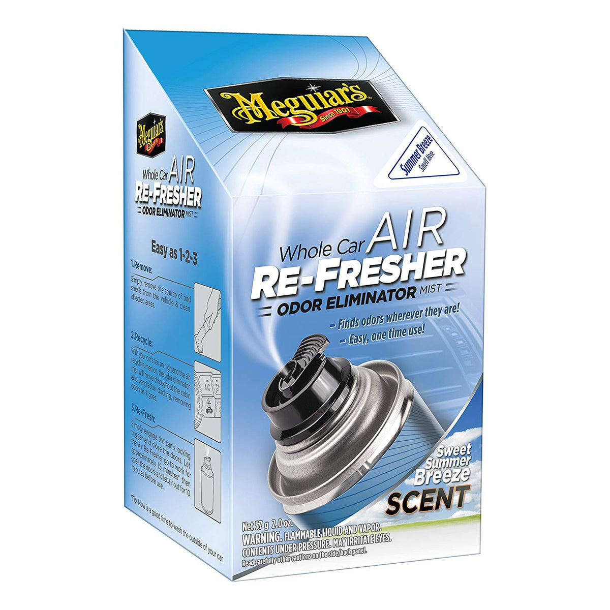 Spray Curatare Aer Conditionat Meguiars Air Re-Fresher Sweet Summer Breeze Meguiar's - imagine 1