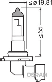 BEC 12V H10 42 W ORIGINAL OSRAM