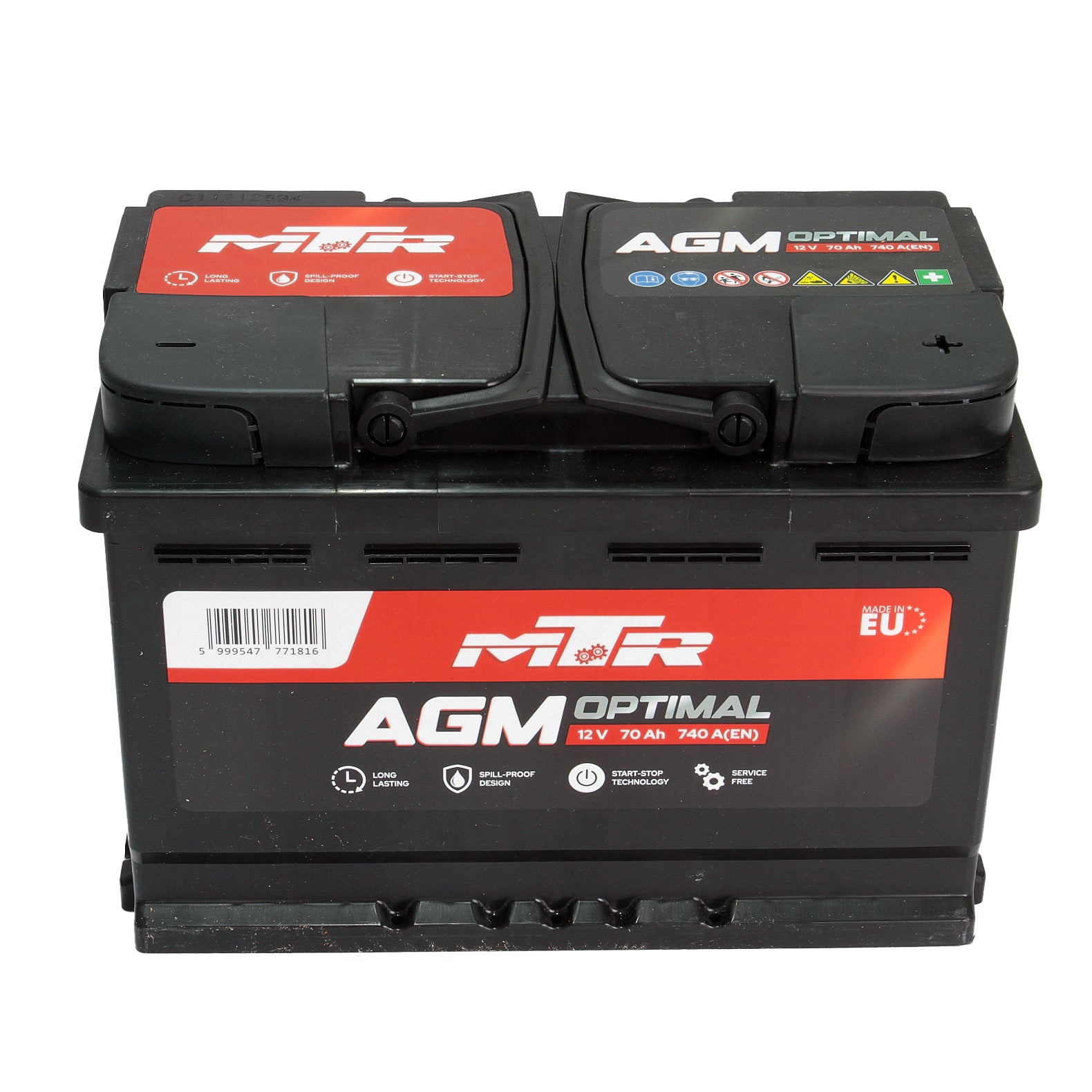 Acumulator turisme MTR AGM [START-STOP] 70 Ah 740A MTR - imagine 1
