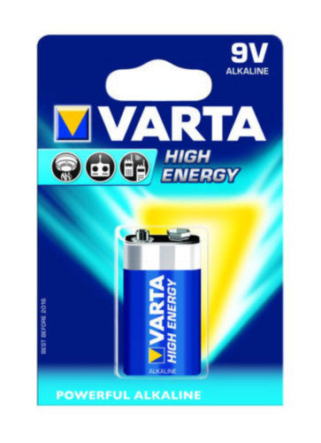 Baterie High Energy (A) 6LR61 Varta - imagine 1