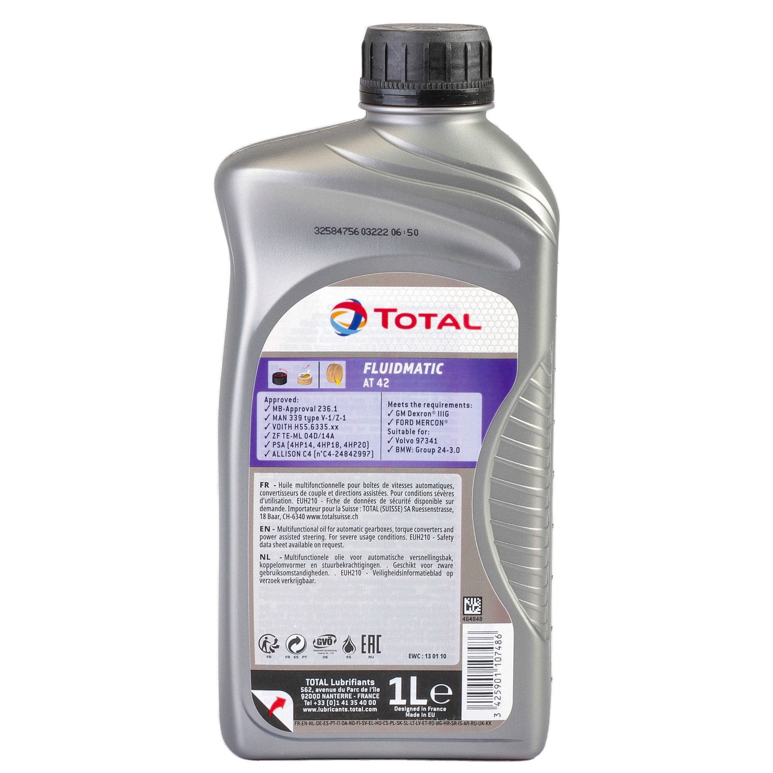 Ulei cutie viteze automată Total FluidMatic AT 42  1L Total - imagine 3