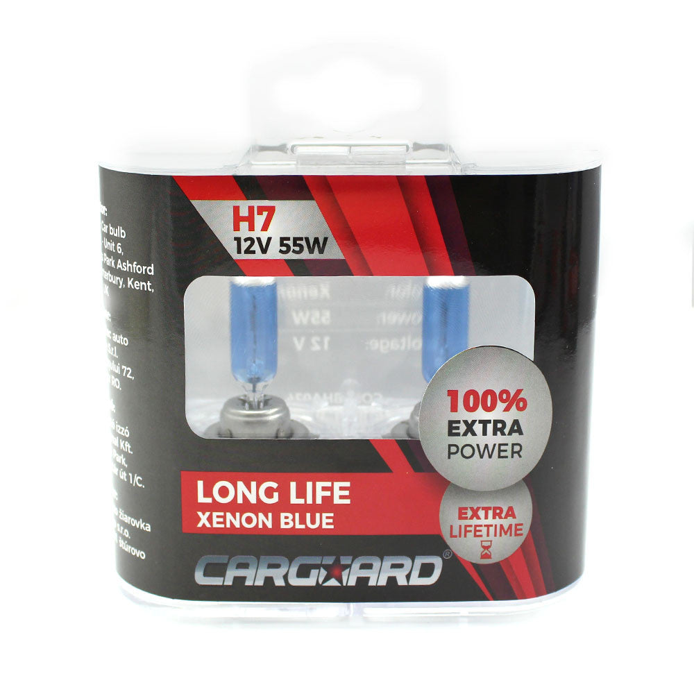 Bec MTR Plus 50 H7 12V 55W Alb Xenon Set 2 buc Carguard - imagine 1