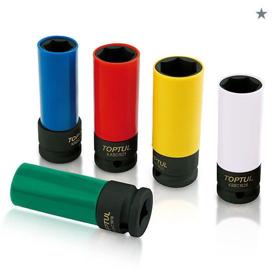 Tubulara janta aliaj 1/2 21 mm (rosu) Toptul - imagine 1