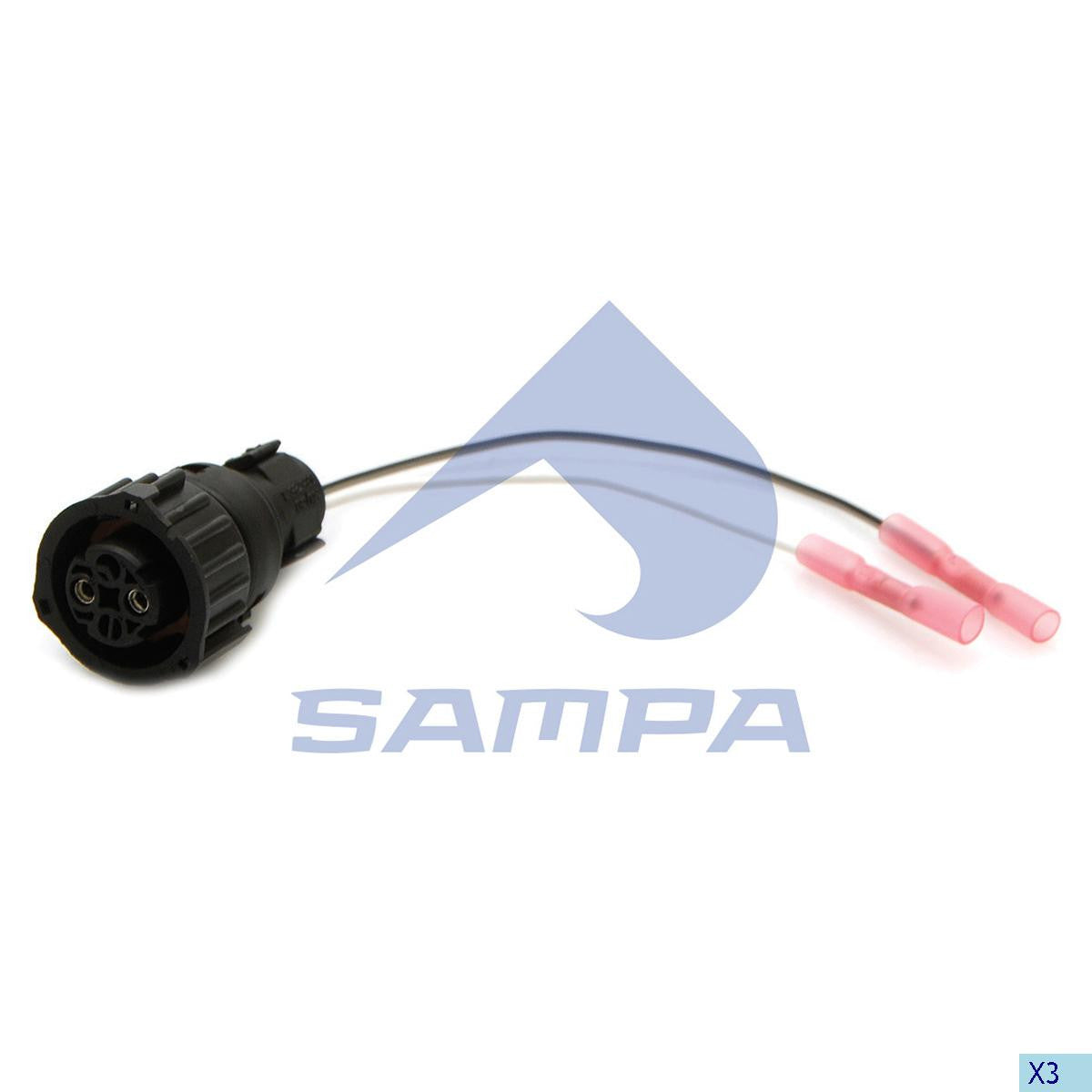 Adaptor priza 2 Pini Sampa - imagine 1