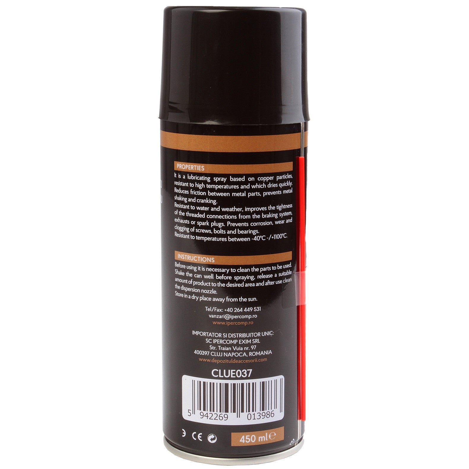 Spray vaselină cu particule de cupru  450 ml CLUE CLUE - imagine 2