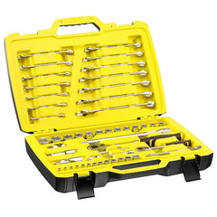 SET TUBULARE FM 1 4 + 1 2 49 PIESE Stanley - imagine 1