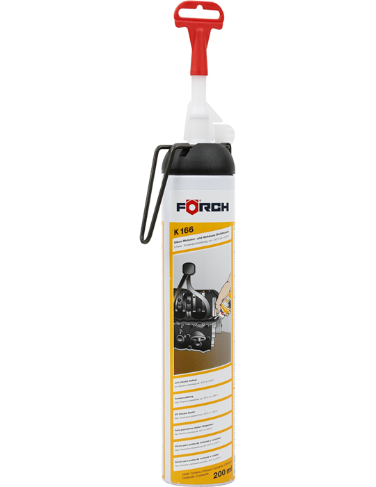 Silicon Negru pentru motoare K166, 200ml, 230 - 260 grade Förch - imagine 1