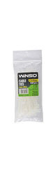 Coliere plastic 2,5x150 Alb - Set 100 buc Winso - imagine 1
