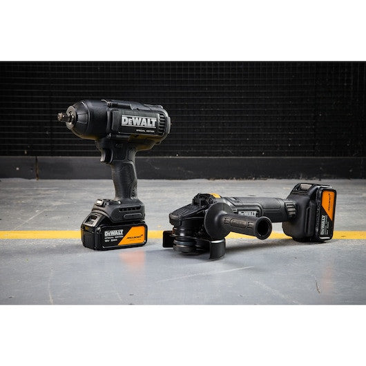 Set 2 unelte DEWALT® x McLaren F1 Team 18V XR® Ediție Specială: cheie de impact cu cuplu mare și polizor unghiular – 2 x acumulator 5Ah Dewalt - imagine 6