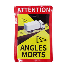 Autocolant camion unghi mort ANGLES MORTS 25*17 cm Runkit - imagine 1