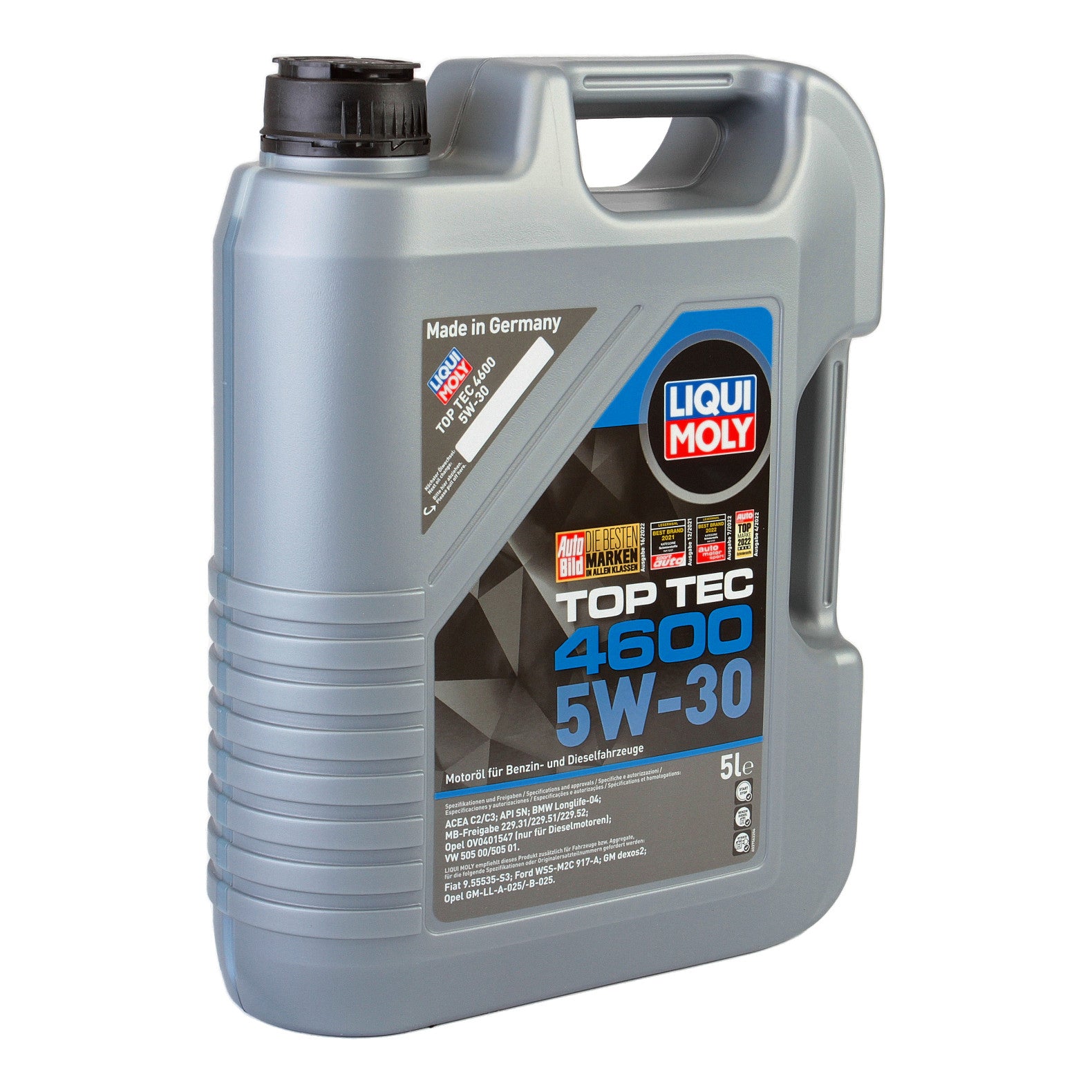 Ulei motor turisme Liqui Moly Top Tec 4600 5W30 Opel Dexos 2 5L Liqui Moly - imagine 1