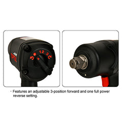 Pistol pneumatic de impact 3/4 2102 NM Toptul - imagine 3