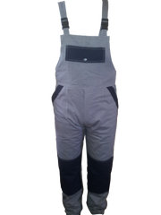 Pantalon cu pieptar gri / bleu M54 / XL MTR - imagine 1