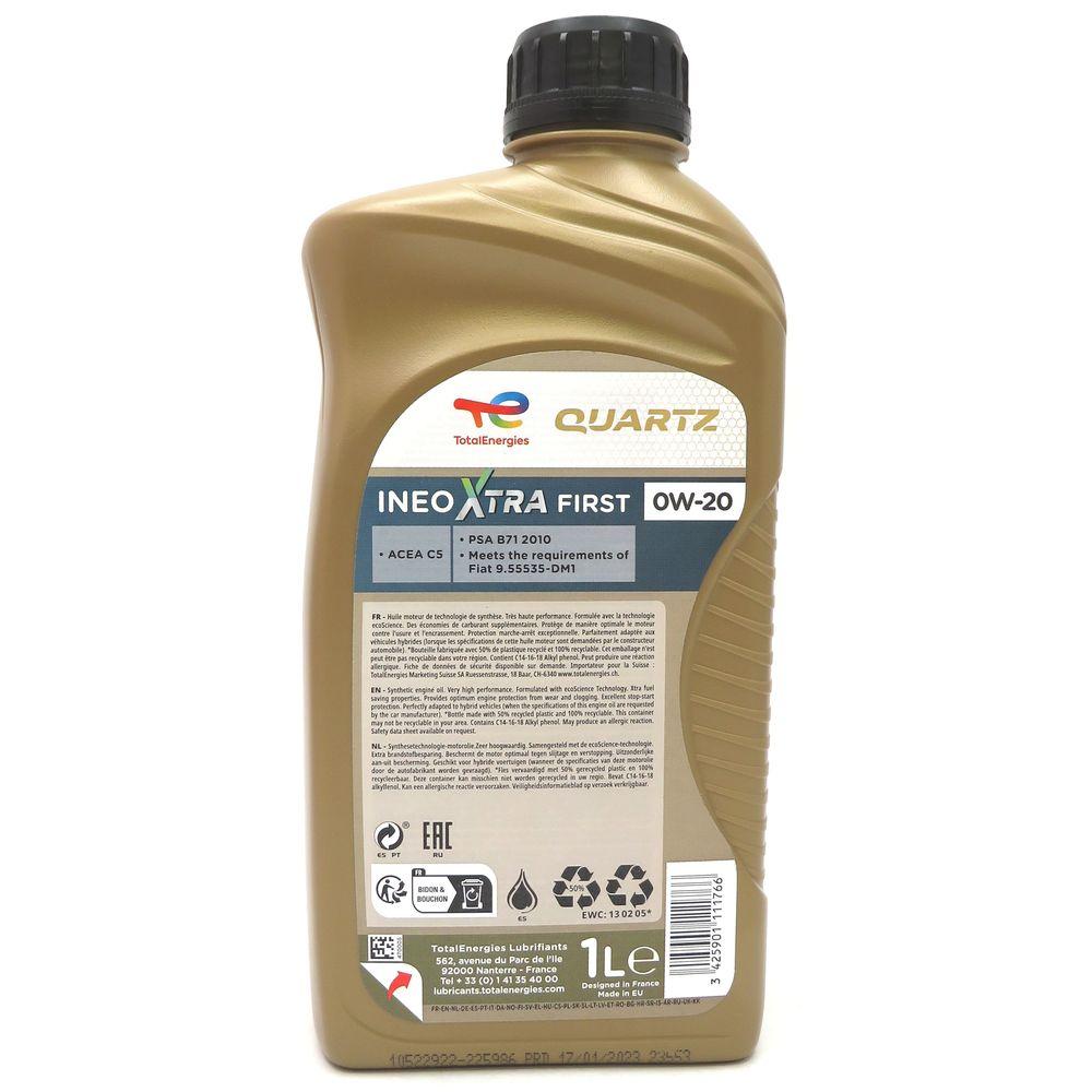 Ulei motor Total Quartz Ineo X First 0W20 1L Total - imagine 3