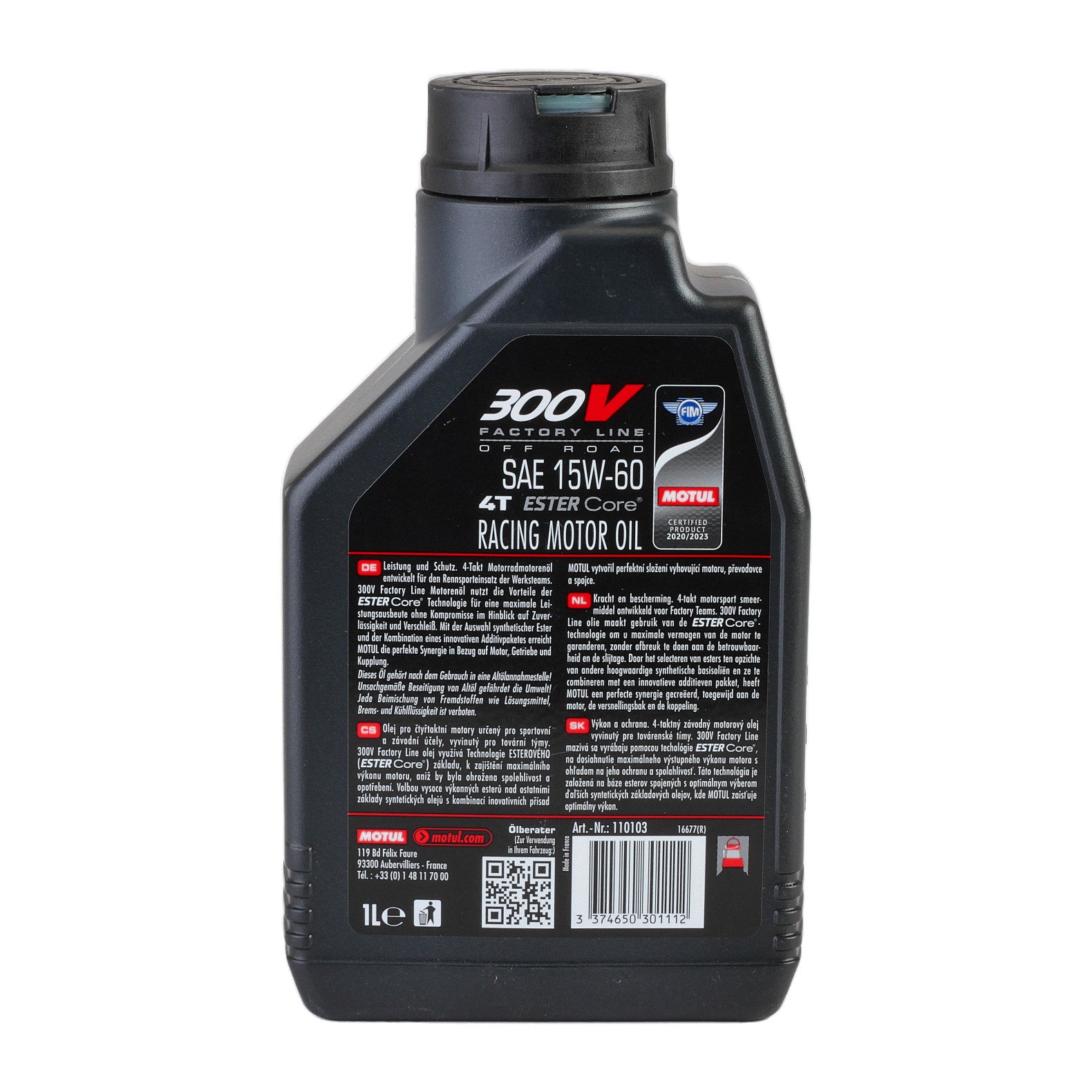 Ulei motor Motul 300V FL OFF ROAD 4T 15W60 1L Motul - imagine 2