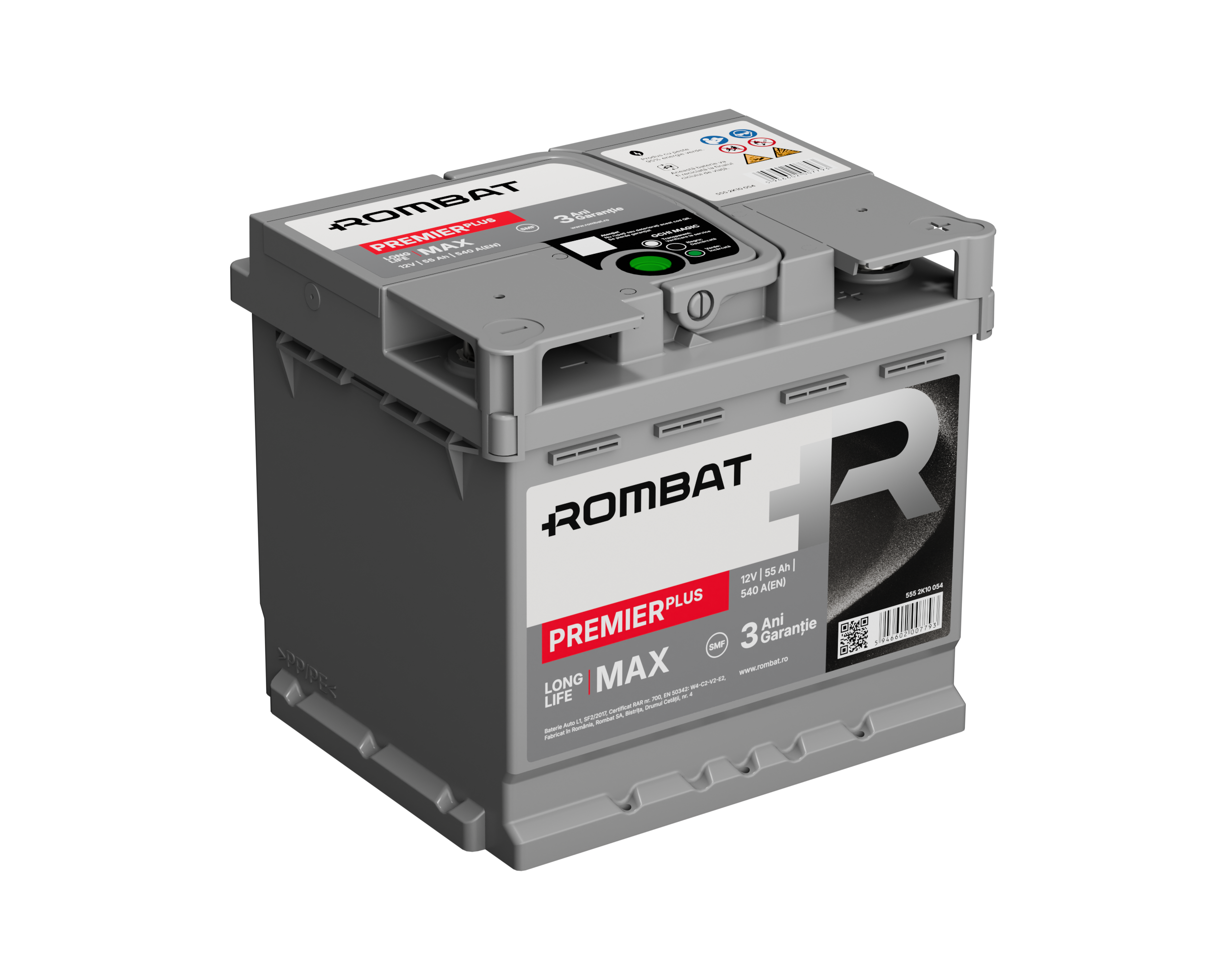 Acumulator Rombat Premier PLUS  55 Ah Rombat - imagine 4