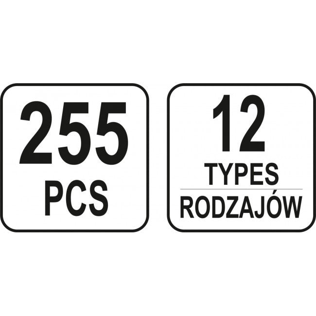 Set 255 clipsuri tapițerie Volkswagen Yato - imagine 2