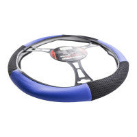 Husa Volan Auto - Negru/Albastru Carguard - imagine 4