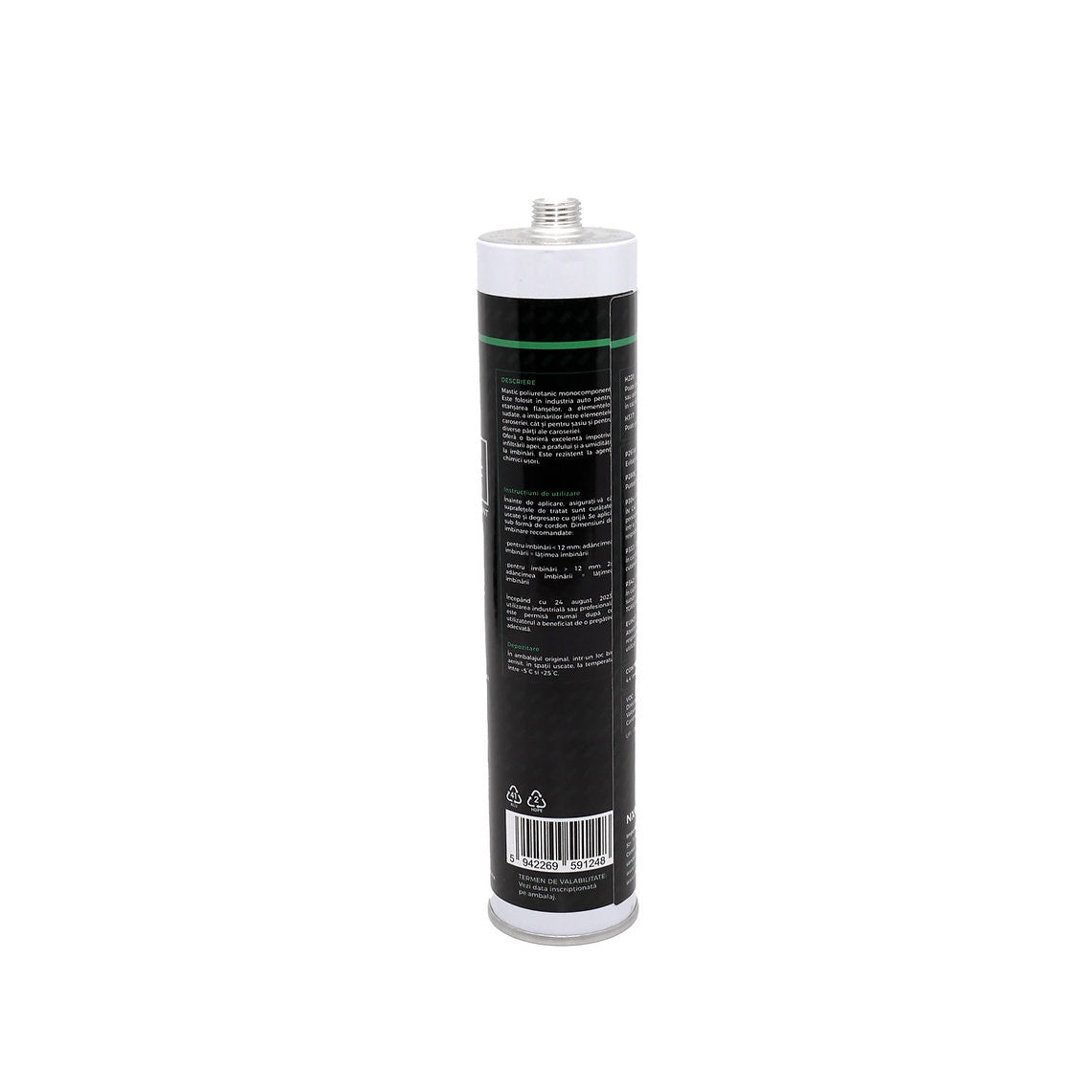 Mastic poliuretanic pentru imbinari negru 310 ml NOXARO Noxaro - imagine 2