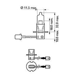 BEC PROIECTOR H3 12V VISION (cutie) PHILIPS