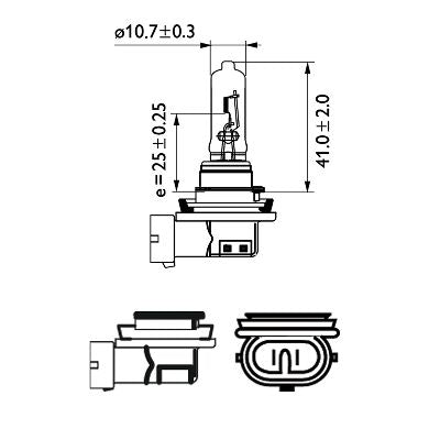 BEC FAR H9 PGJ19-5 65W 12V VISION PHILIPS