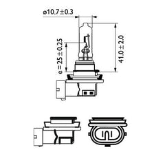 BEC FAR H9 PGJ19-5 65W 12V VISION PHILIPS