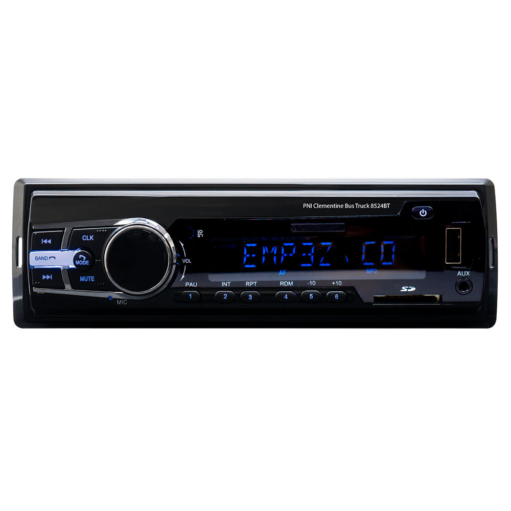 RADIO MP3 PLAYER AUTO PNI CLEMENTINE BUS TRUCK 8524BT RDS 4X45W 12V/24V CU SD, USB, AUX, RCA SI BLUETOOTH