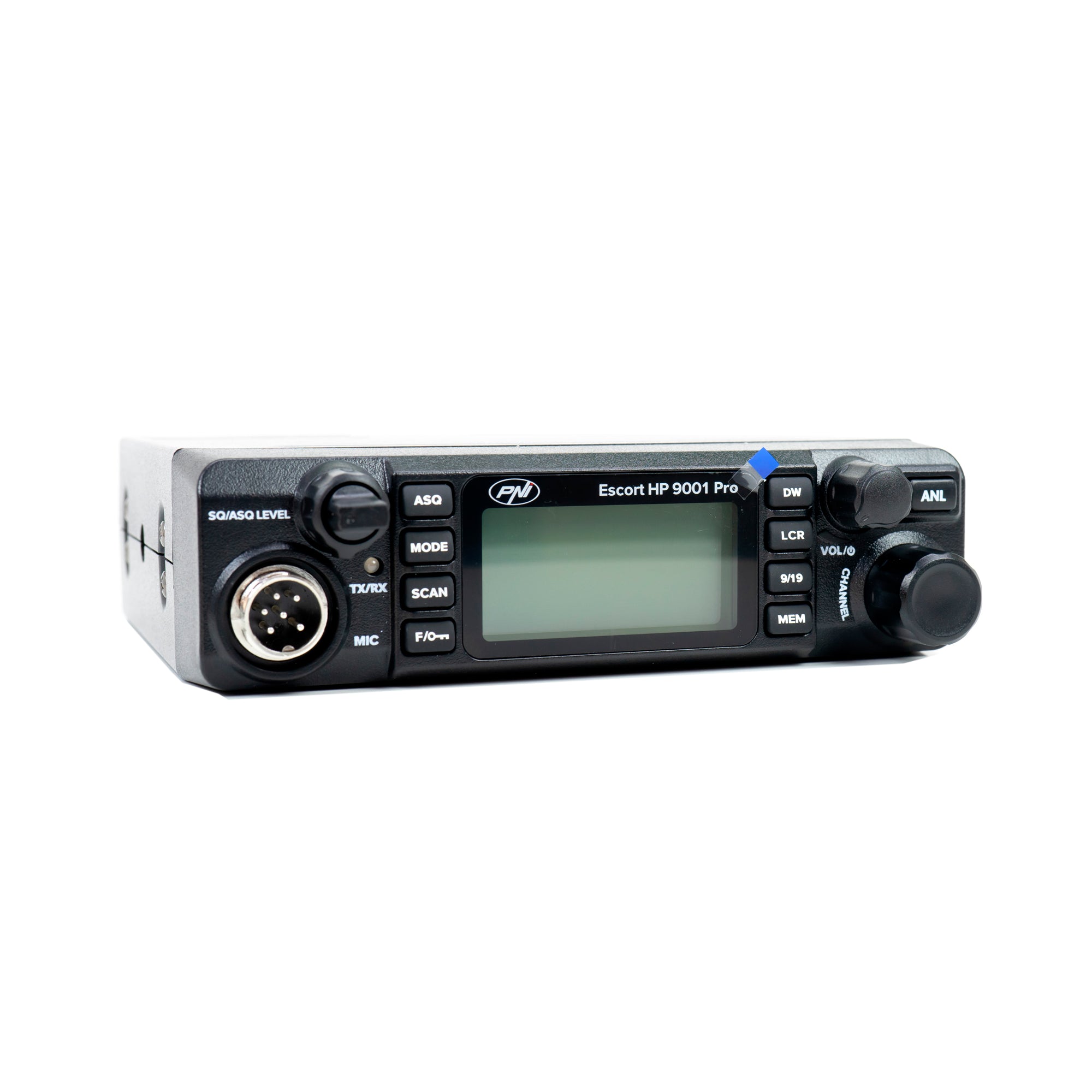 STATIE RADIO CB PNI ESCORT HP 9001 PRO ASQ REGLABIL, AM-FM, 12V/24V, 4W, SCAN, DUAL WATCH, ANL, ECRAN MULTICOLOR