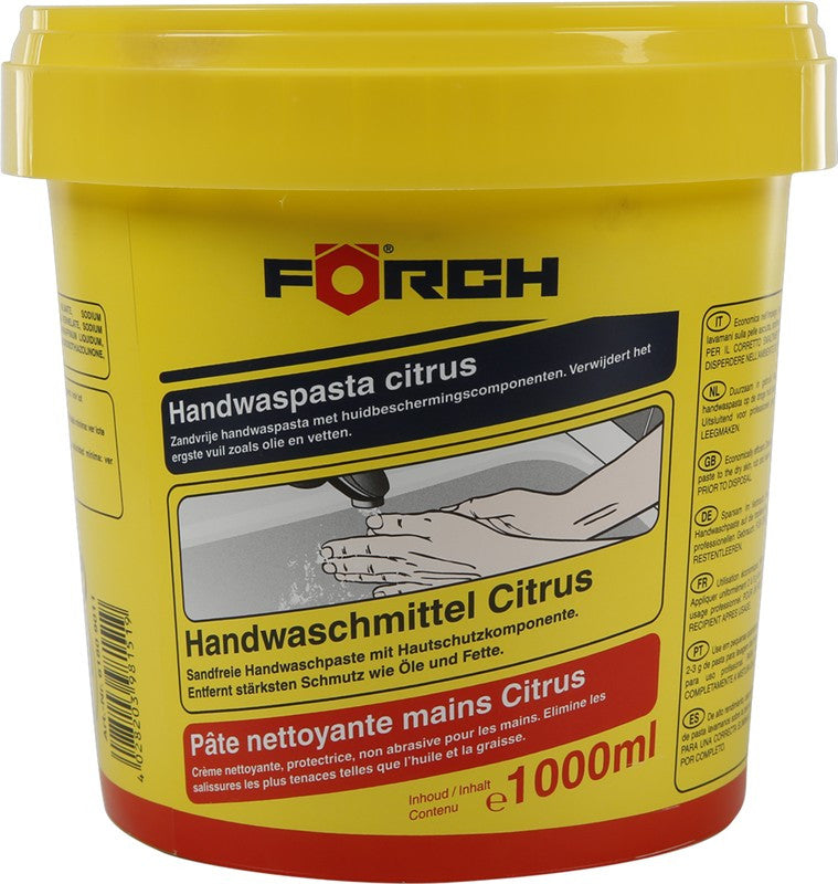 Pastă de mâini cu aromă de citrice CITRUS, 1000 ml Förch - imagine 1