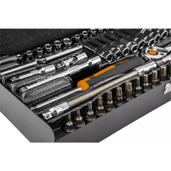 Set de chei tubulare 1/4 63 de piese Neo Tools - imagine 3