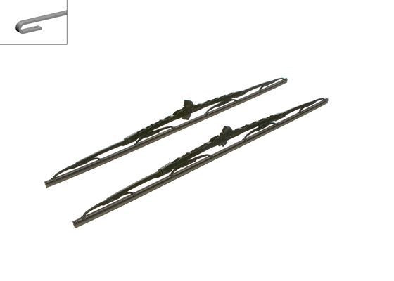 Set stergatoare fara spoiler 650 mm Bosch - imagine 1