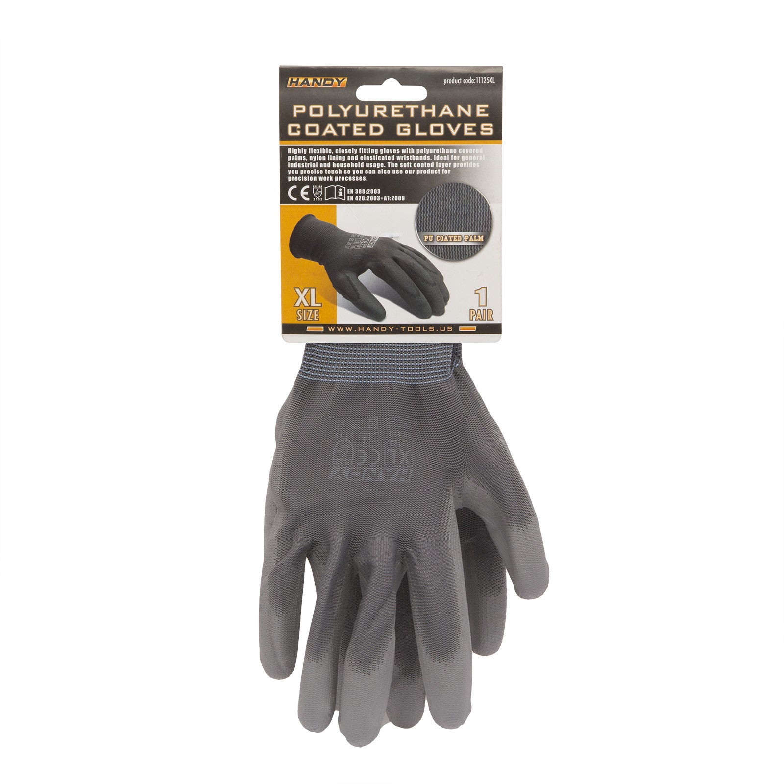 Manusi pt. operatii de montaj, poliuretan, 12 per./pach. XL Carguard - imagine 4