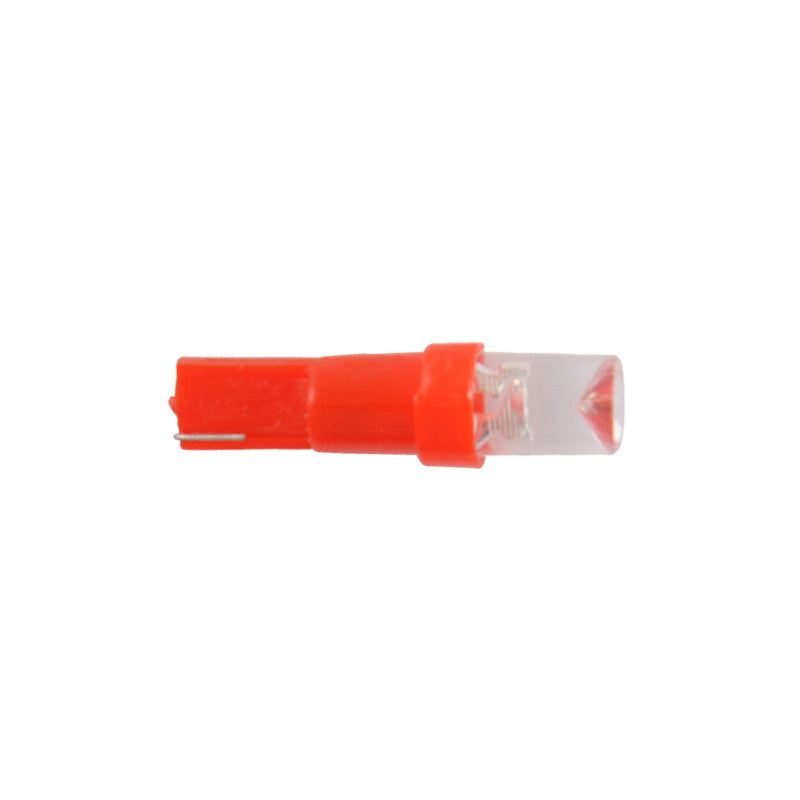 Bec LED Winso 12V FLUX T5 W2x4.6d 1LED Rosu - Set 20 buc Winso - imagine 2