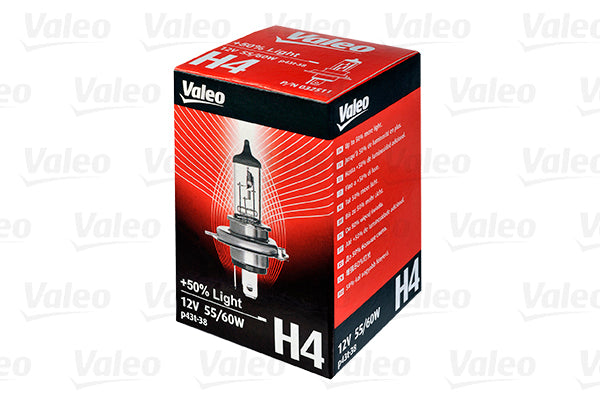 Bec Valeo H4 12V 60/55W P43t-38 +50% Light Valeo - imagine 1