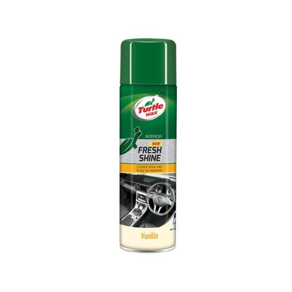 Spray silicon bord cu aroma de vanilie TURTLE WAX Fresh Shine Vanilla 500ml Turtle Wax - imagine 1