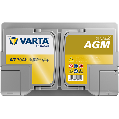 Acumulator Varta SILVER dynamic AGM 70Ah 760 A Varta - imagine 4