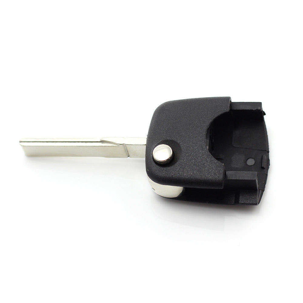 Audi - Carcasa cheie tip briceag, 3 butoane "rotunde"  cu baterie 2032 Carguard - imagine 5