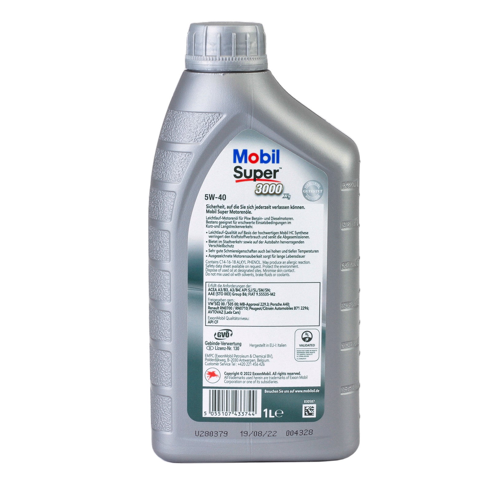 Ulei motor Mobil Super 3000 X1 5W40 1L Mobil - imagine 2