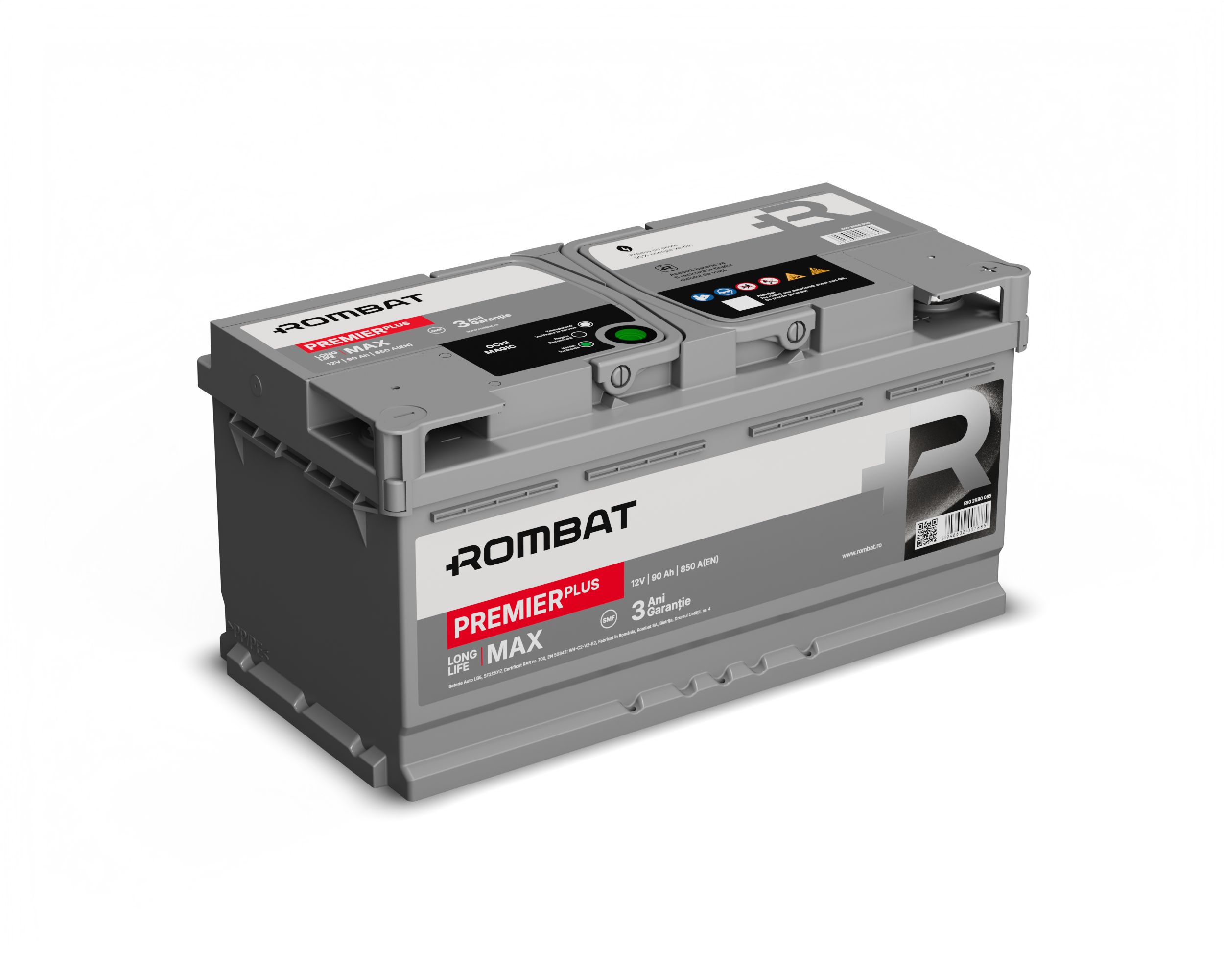 Acumulator Rombat Premier PLUS 90Ah Rombat - imagine 2