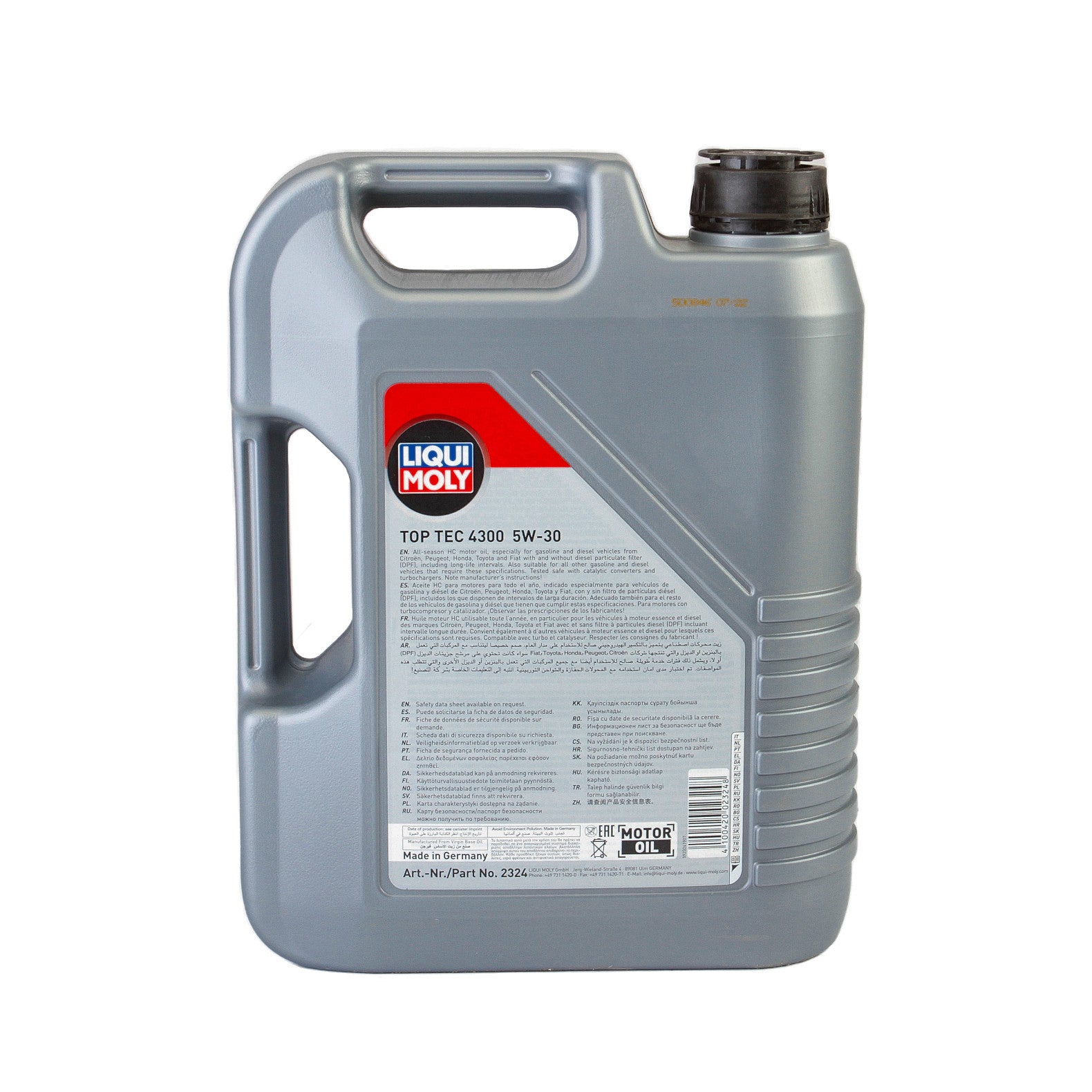 Ulei motor Liqui Moly Top Tec 4300 5W30 (3741) (2324) 5L Liqui Moly - imagine 3