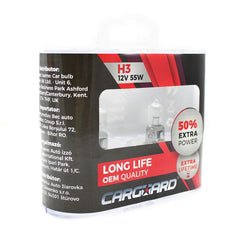Bec MTR H3 12V 100W  + 90% intensitate OFFROAD Carguard - imagine 1