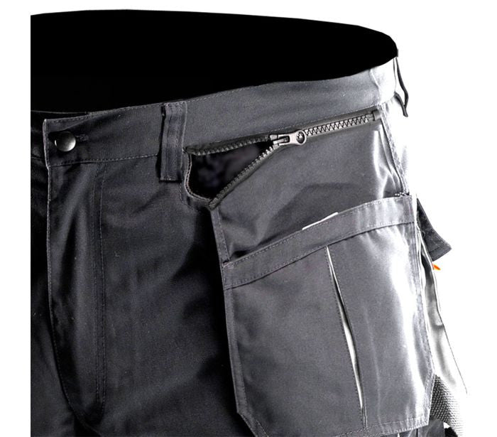Pantaloni de lucru HD, mărime L/54, cu buzunare și picioare detașabile Neo Tools - imagine 3