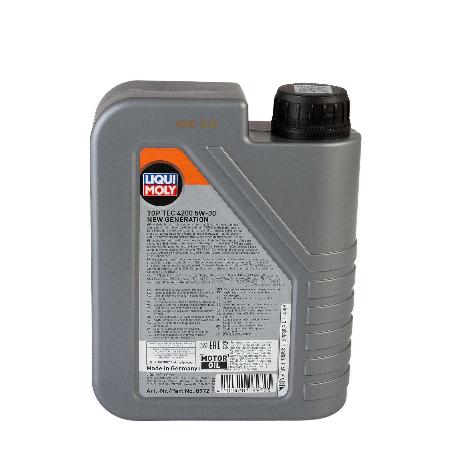 Ulei motor Liqui Moly Top Tec 4200 5W30 (3706) (2691) (8972) 1L Liqui Moly - imagine 3