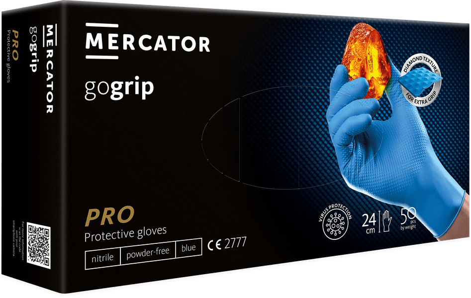 Manusi Mercator Gogrip Nitril (Blue) XXL Mercator - imagine 1