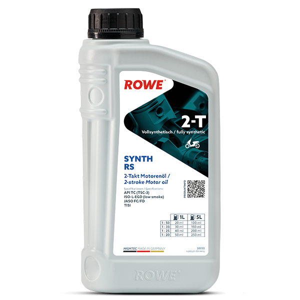 Ulei moto Rowe HighTec Synth RS 2T 1L Rowe - imagine 1