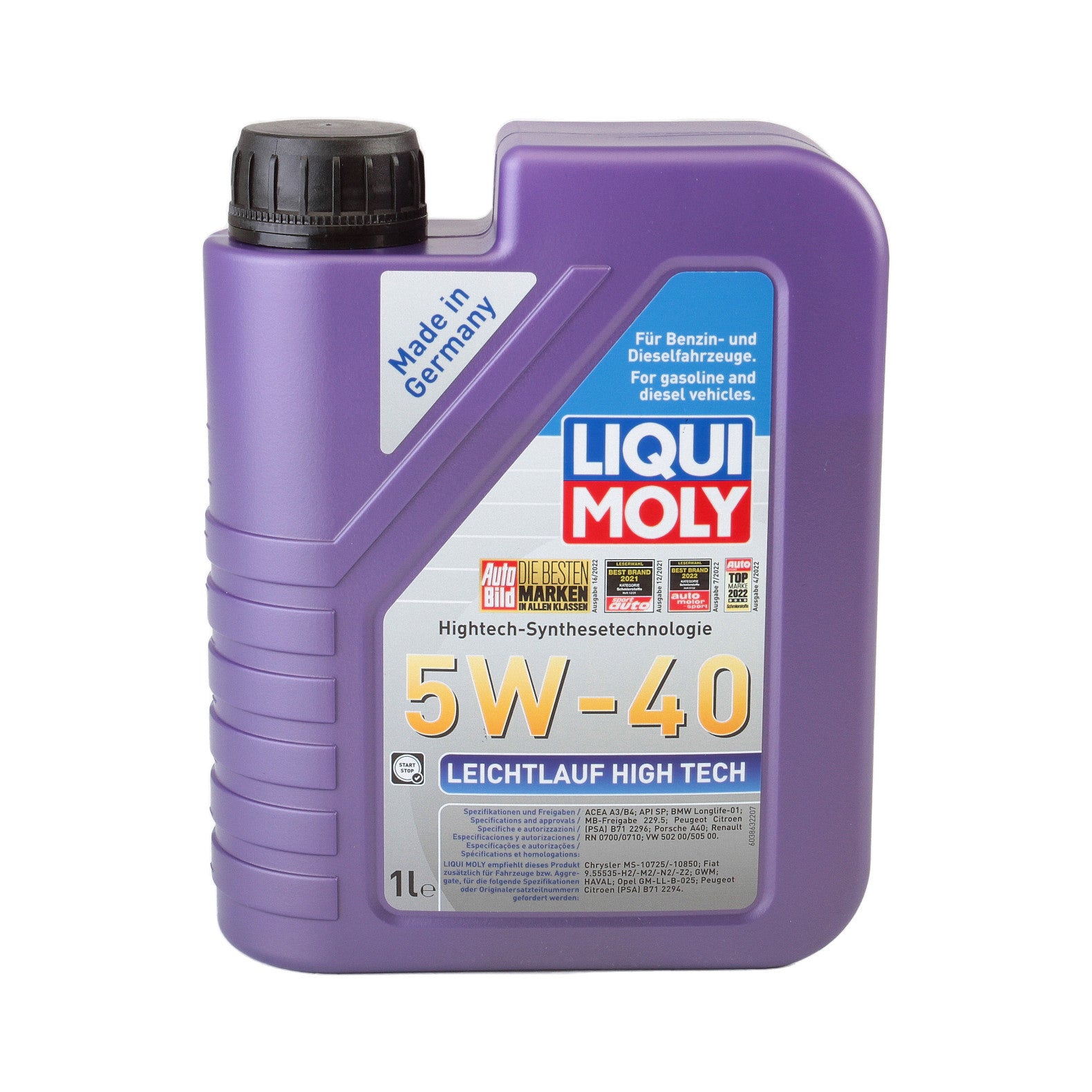 Ulei motor Liqui Moly Leichtlauf High Tech 5W40 (3863) (2327) 1L Liqui Moly - imagine 1